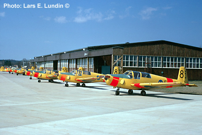 Swedish Air Force trainer aircraft SK 50 SAAB Safir