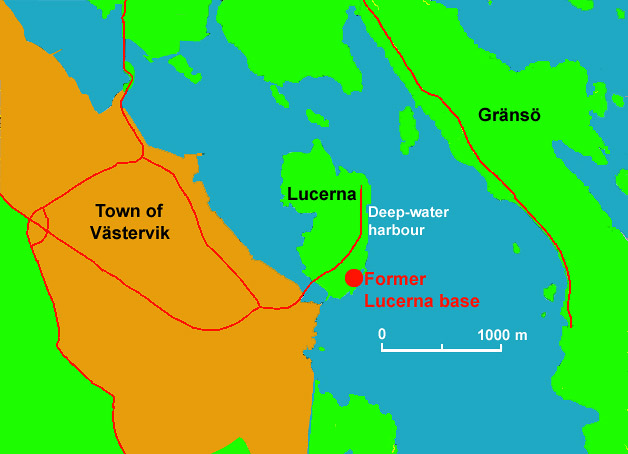 The Lucerna naval aviation base