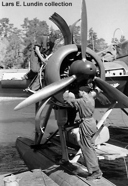 Swedish Air Force torpedo bomber T 2 Heinkel He 115