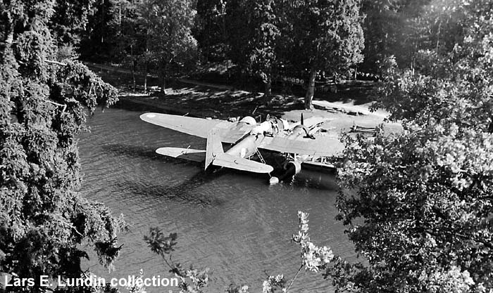 Swedish Air Force torpedo bomber T 2 Heinkel He 115