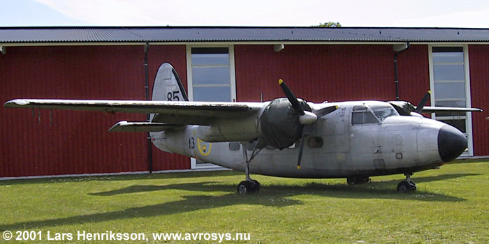 Swedish Air Force aircraft TP 83 Hunting Percival Pembroke  Lars Henriksson, www.avrosys.nu
